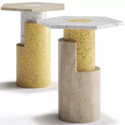 Braque side table by Dooq 3D model