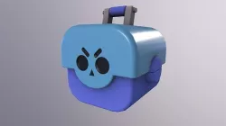 Brawl Stars Brawl Boxd PBR low-poly game ready Low-poly 3D model