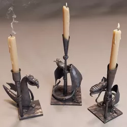 Candlesticks Dragons 3D model