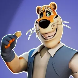 Cartoon Tiger Furry Rigged 3D model