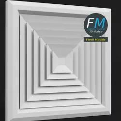 Ceiling air vent 3D model