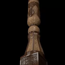 Column Uzbek milly 3D model