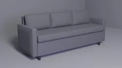 Couch - frihten 3D model 3D model