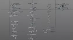 CSGO 3d guns and knife modells 3D model