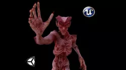 Demon Character Low-poly 3D model