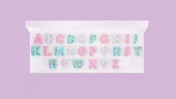 Donuts Alphabet 3D Low-poly 3D model