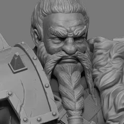 dwarf 3D model
