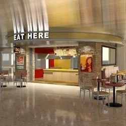 Fast Food Kiosk 3D model