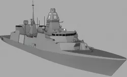 FFG Arrowhead X class Low-poly 3D model