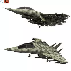 Fighter 3D model