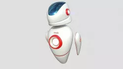 Flying Robot 08 Medic Doctor - Character SciFi Design Low-poly 3D model