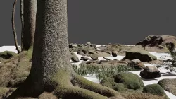 Forest pack 3D model