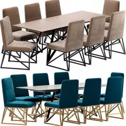 Garda Decor Chair and Bristol L Table 3D model