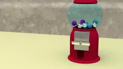 Gumball Spender Low-poly 3D model