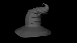 hat witch 3D model