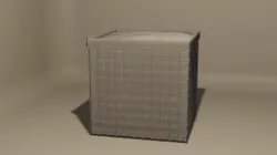 Hesco Bastion Sand Wall Barrier 3D model
