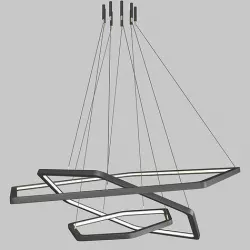 Hexagon Ceiling Light 3D model