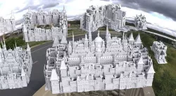 High Elf City Massive structures Kit bash Set 3D model