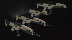 HK XM8 Tommy Build Low-poly 3D model