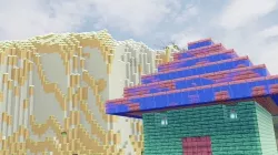 House in minecraft Low-poly 3D model