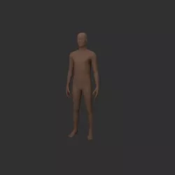 Human body Low-poly 3D model