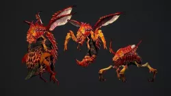 Insects family pack Zbrush models 3D model