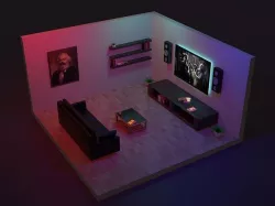 Interior Room Desing 3D model