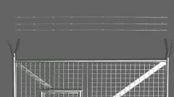 Kit iron bars textured  3D model