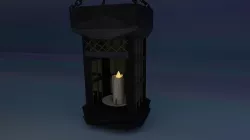 lantern with candle 3D model