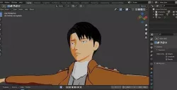 Levi AttackOnTitian 3D model
