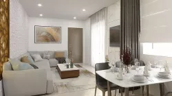 Living and Dining Interior Design  Low-poly 3D model