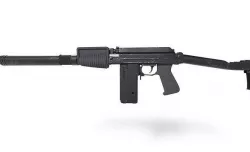 Low-poly model of rifle 9A-91 with silencer Low-poly 3D model