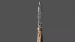 ---low poly primitive spear--- Low-poly 3D model