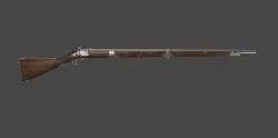 lowpoly gameready musket rifle Low-poly 3D model