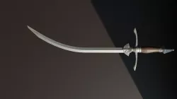 Melee weapons sword Game Ready FBX Low-poly 3D model Low-poly 3D model