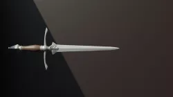 Melee weapons sword Game Ready FBX Low-poly 3D model Low-poly 3D model