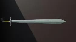Melee weapons sword Game Ready FBX Low-poly 3D model Low-poly  Low-poly 3D model