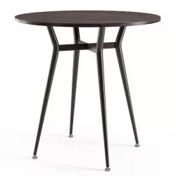 Mila Round Dining Table 3D model