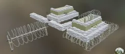 Military Props Low-poly 3D model