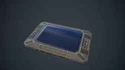 Military Tablet Game Ready Model Low-poly 3D model