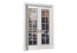 Modern French Interior sliding doors in Art Deco style   3D model