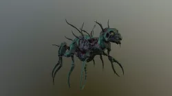 Monster Bone Beetle Low-poly 3D model