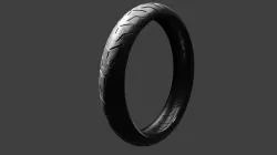 Motorcycle Tyre Pack 3D model