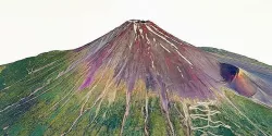 Mount Fuji Low-poly 3D model