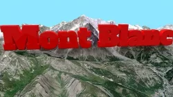Mount Mont Blanc Low-poly 3D model