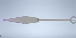 ninjia weapan  -  Kunai 3D model