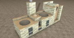 oven uzbek tandir uchoq uzbek 3D model