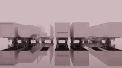 Pack of trailers Low-poly 3D model