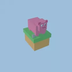 Pig model 3D model