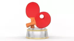 Ping Pong Trophy 3D model